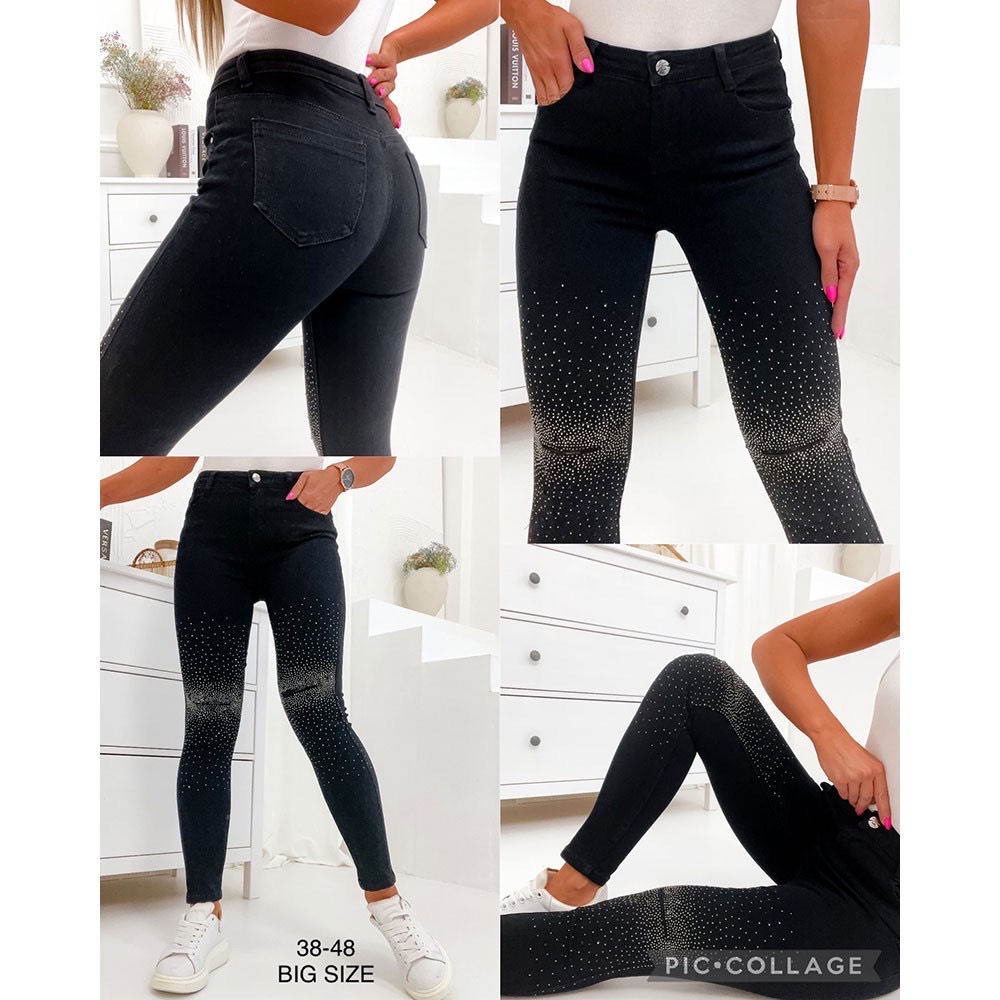 Jeansy damskie 9988 1 kolor  38-48 1