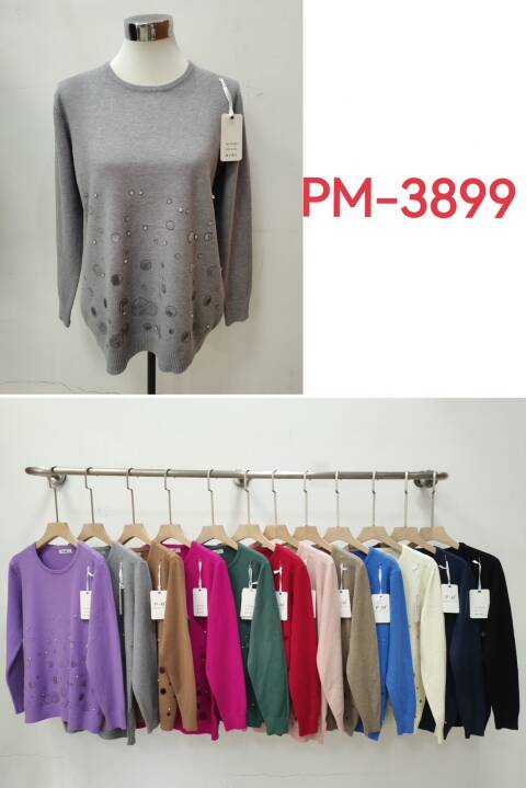 Sweter Damskie PM-3899 Mix kolor XL-3XL 1