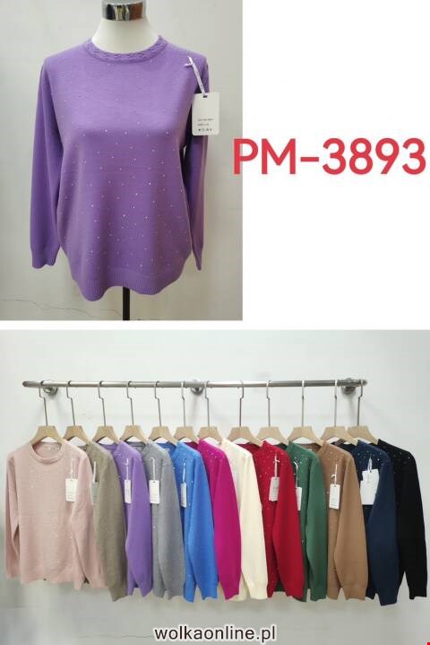 Sweter Damskie PM-3893 Mix kolor XL-3XL