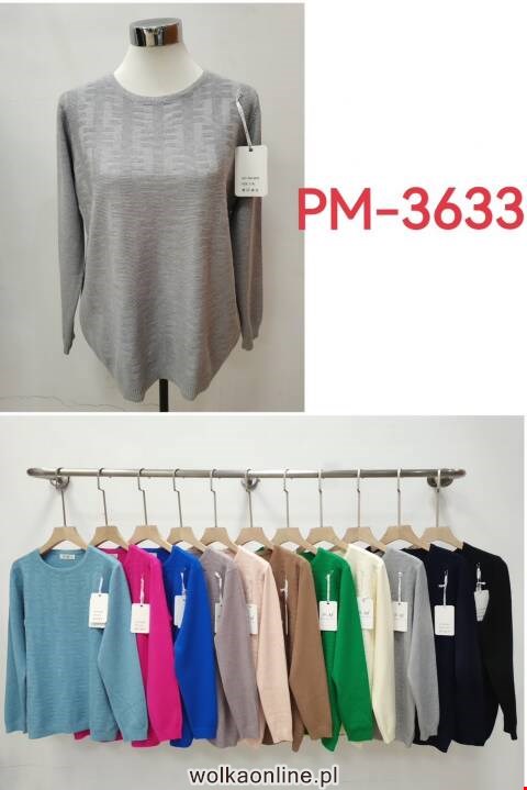 Sweter Damskie PM-3633 Mix kolor XL-3XL