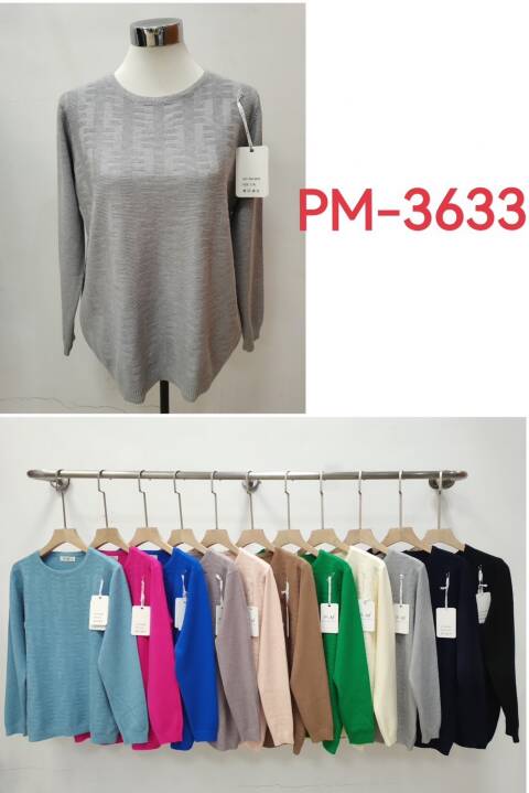 Sweter Damskie PM-3633 Mix kolor XL-3XL 1
