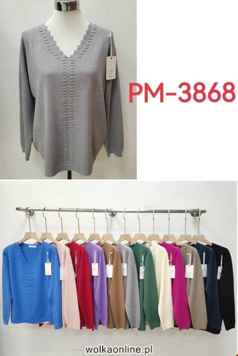 Sweter Damskie PM-3868 Mix kolor XL-3XL