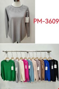 Sweter Damskie PM-3609 Mix kolor XL-3XL