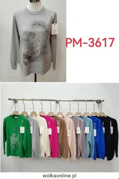 Sweter Damskie PM-3617 Mix kolor XL-3XL