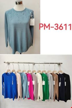 Sweter Damskie PM-3611 Mix kolor XL-3XL