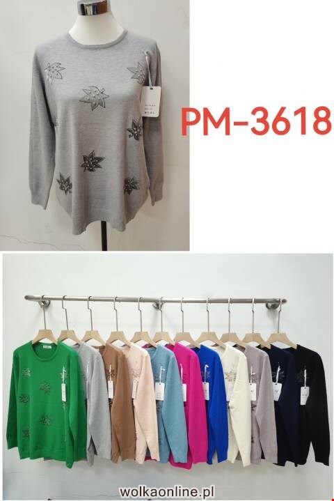 Sweter Damskie PM-3618 Mix kolor XL-3XL