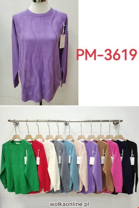 Sweter Damskie PM-3619 Mix kolor XL-3XL