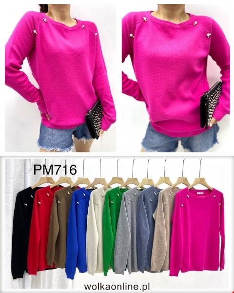 Sweter Damskie PM716 Mix kolor XL-3XL