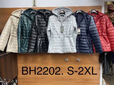 Kurtka wiosena damskie BH2202 1 kolor S-2XL