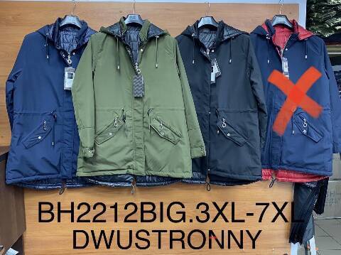 Kurtka wiosena damskie BH2212BIG 1 kolor 3XL-7XL