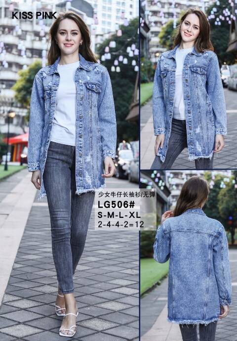Kurtka jeansowa damskie LG506 1 kolor XS-XL 1