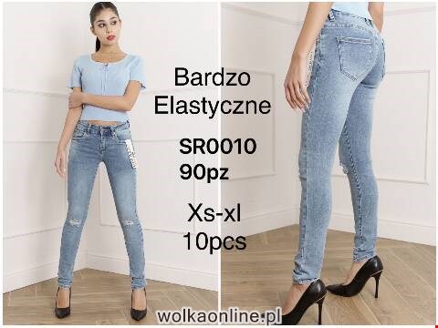 Jeansy damskie SR0010 1 Kolor XS-XL