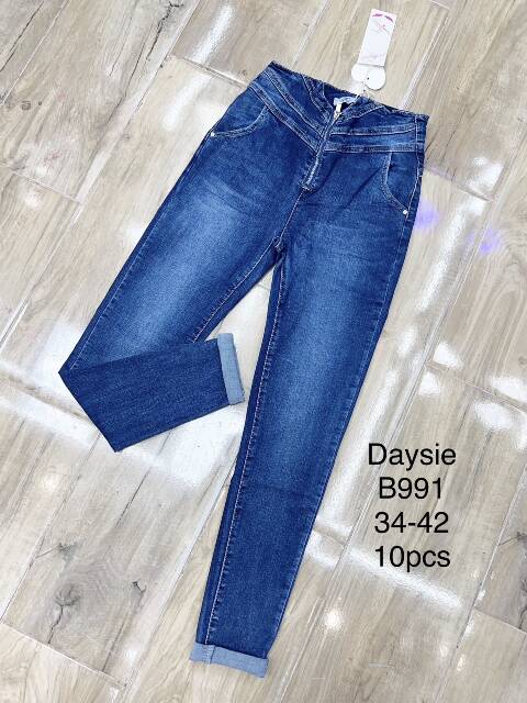 Jeansy damskie B991 1 Kolor XS-XL