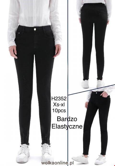 Jeansy damskie H2352 1 Kolor XS-XL