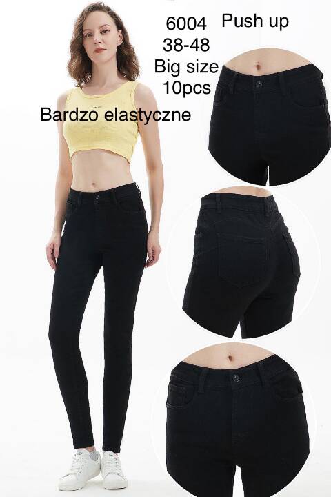 Jeansy damskie 6004 1 Kolor 38-48 1