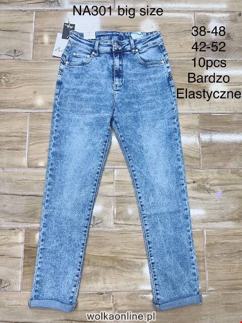 Jeansy damskie NA301 1 Kolor 42-52