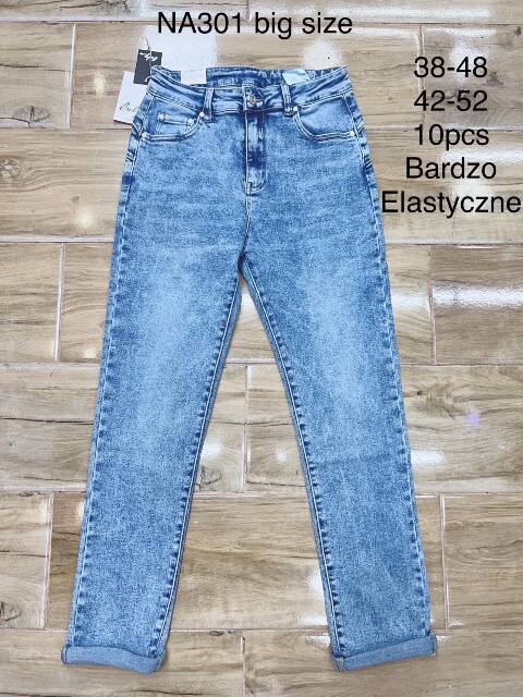 Jeansy damskie NA301 1 Kolor 42-52 1