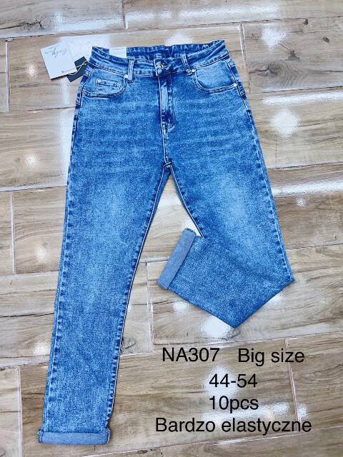 Jeansy damskie NA307 1 Kolor 44-54