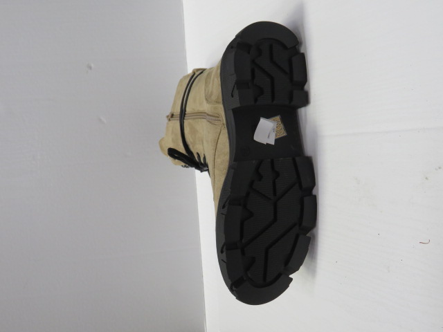 Botki Damskie DE316 KHAKI 36-41 OCIEPLANE 2