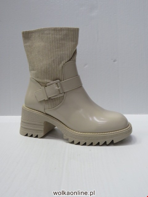 Botki Damskie M623 BEIGE 36-41 OCIEPLANE