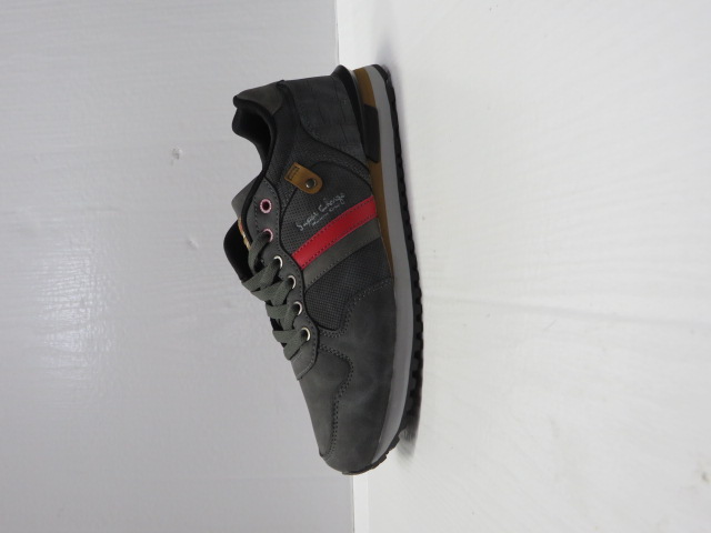 Sportowe męskie A2327-1 D.GREY/RED 41-46