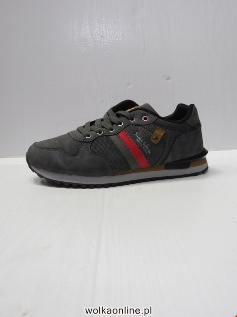 Sportowe męskie A2327-1 D.GREY/RED 41-46