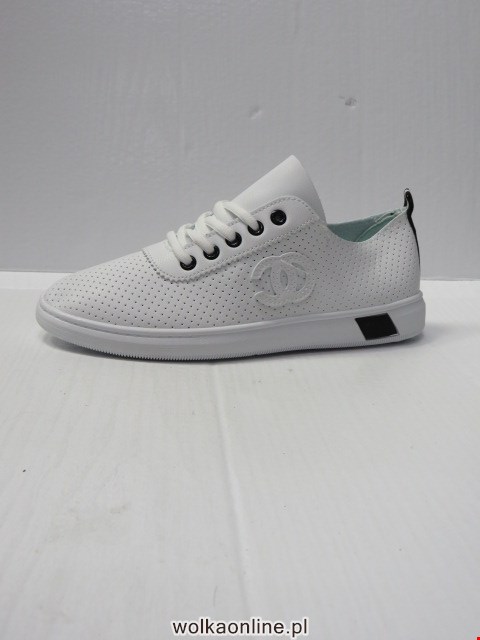 Trampki damskie SJ2301-2 WHITE/BLACK 36-41