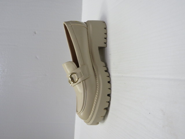 Półbuty Damskie NN314 BEIGE PU 36-41 1