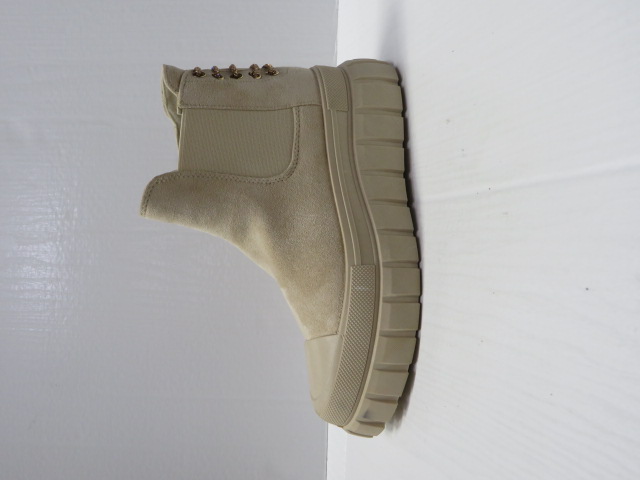 Botki Damskie 23032 BEIGE 36-41
