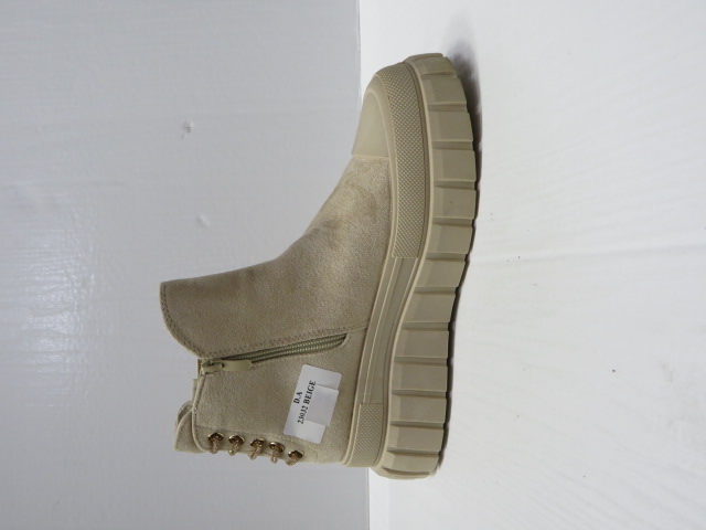 Botki Damskie 23032 BEIGE 36-41 1