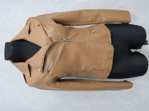 Kurtka skórzana damskie ZW21012 1 kolor S-2XL