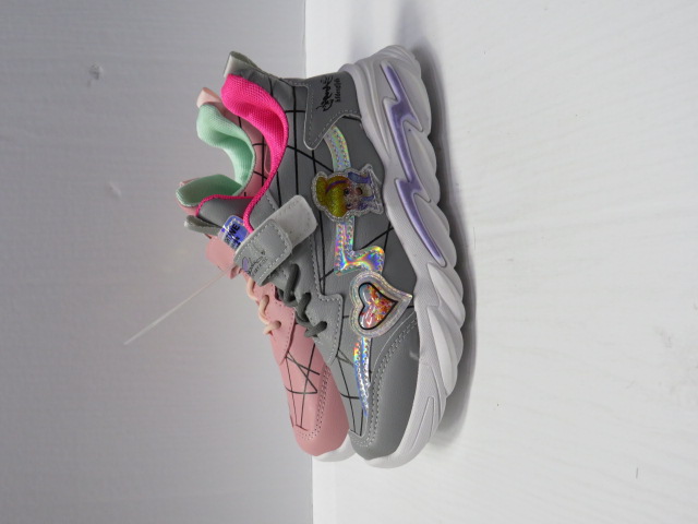 Buty Sportowe Dziecięce C5151 PINK/GREY/WHITE 32-37