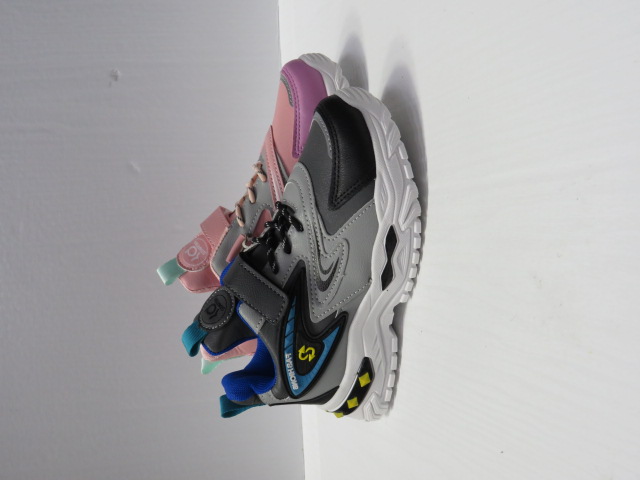 Buty Sportowe Dziecięce C5149 BLACK/PINK/GREY 32-37 1