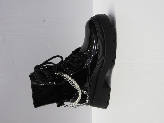 Botki Dziecięce KC-3 BLACK 30-36 OCIEPLANE