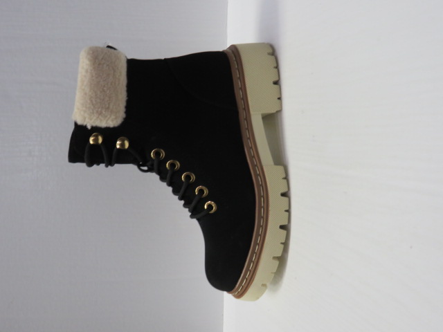 Botki Damskie F628 BLACK 36-41 OCIEPLANE