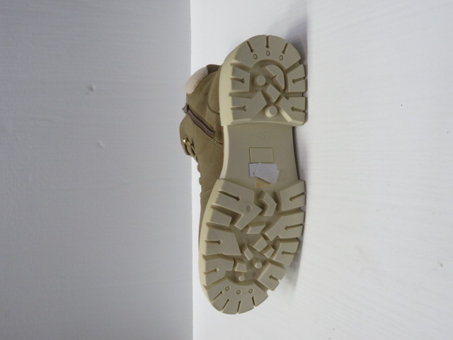 Botki Damskie F6278 KHAKI 36-41 OCIEPLANE 2