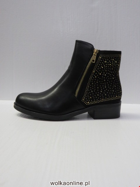 Botki Damskie D7-6 BLACK 36-41