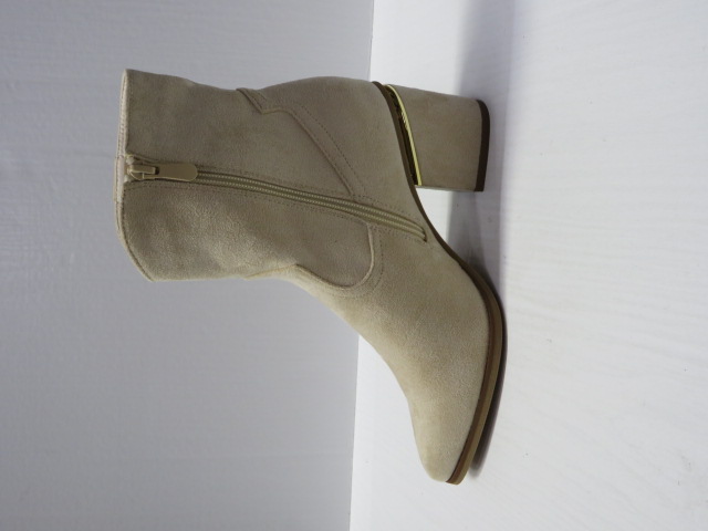 Botki Damskie BM75 BEIGE 36-41 OCIEPLANE 1