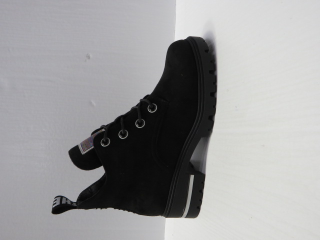 Botki Damskie 0-206 BLACK 36-41 OCIEPLANE