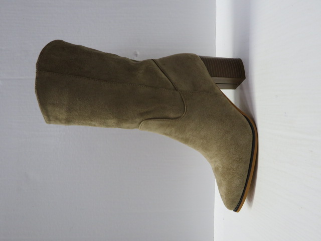 Botki Damskie 8613A KHAKI 36-41 OCIEPLANE