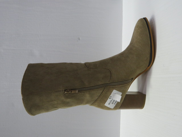 Botki Damskie 8613A KHAKI 36-41 OCIEPLANE 1