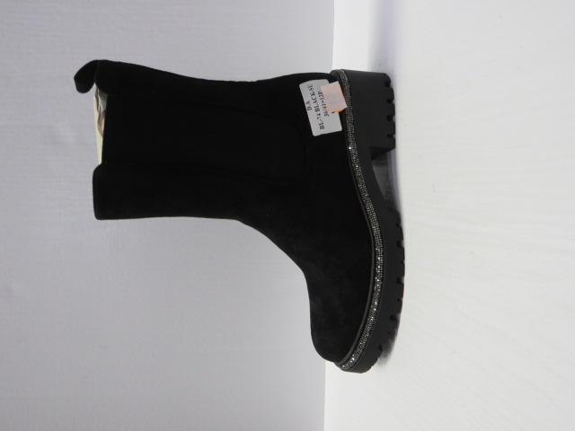 Botki Damskie BL-74 BLACK-SU 36-41 OCIEPLANE