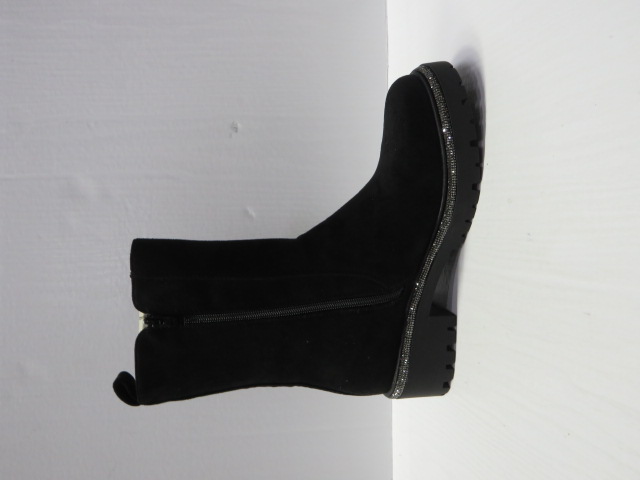 Botki Damskie BL-74 BLACK-SU 36-41 OCIEPLANE 1