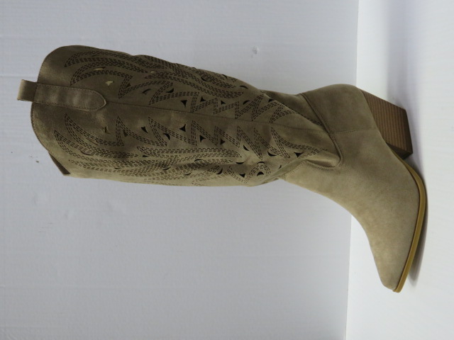 Kozaki Damskie 8576A KHAKI 36-41