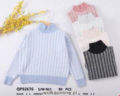 Sweter damskie QP92676 Mix kolor S/M-L/XL