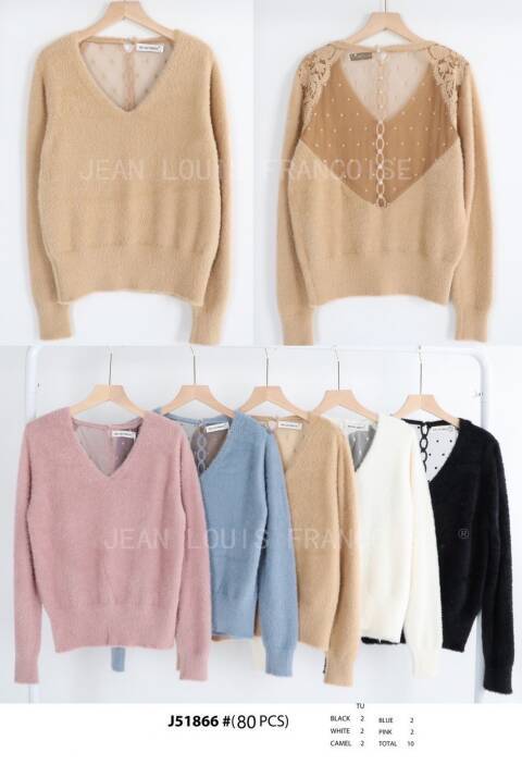 Sweter damskie J51866 Mix kolor Standard 1