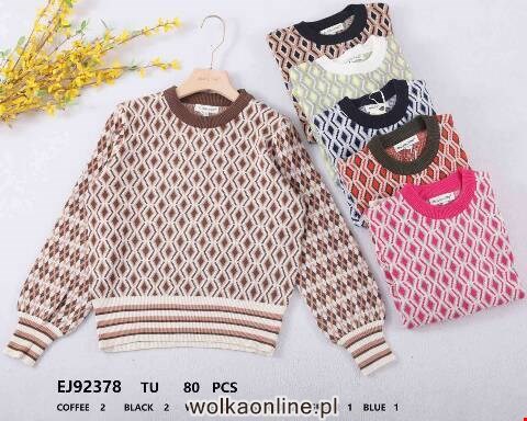 Sweter damskie EJ92378 Mix kolor Standard