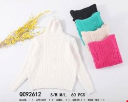 Sweter damskie QC92612 Mix kolor S/M-L/XL