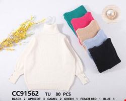 Sweter damskie CC91562 Mix kolor Standard