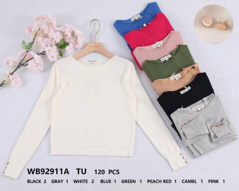 Sweter damskie WB92911A Mix kolor Standard 1